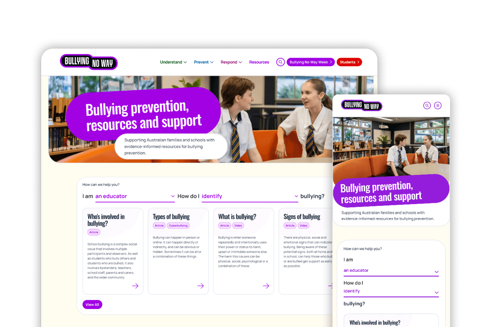 Bullyingnoway Homepage