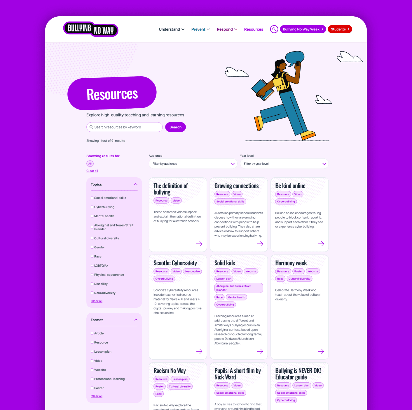 Bullying No Way Resource Libary