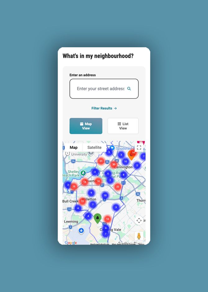 Canning My Neighbourhood Mobile