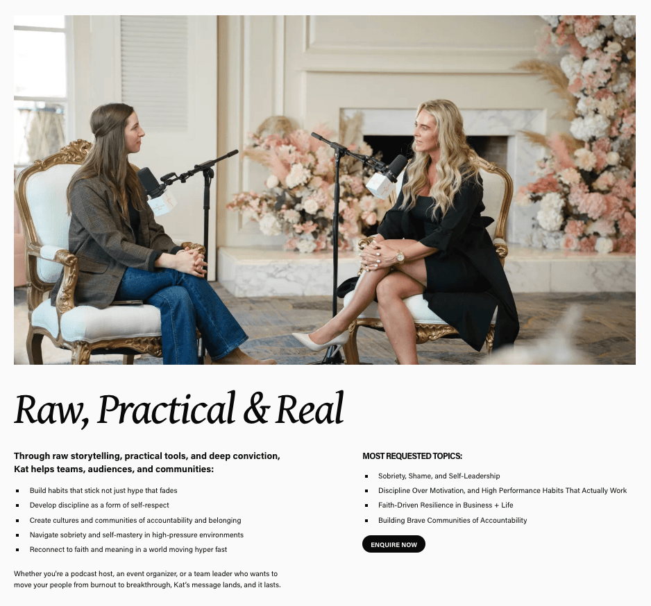 Kat Straughn Speaking CTA page