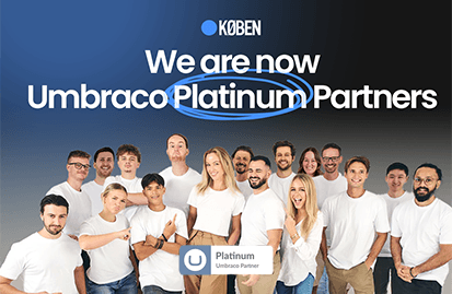 Koben Digital are now an Umbraco Platinum Partner