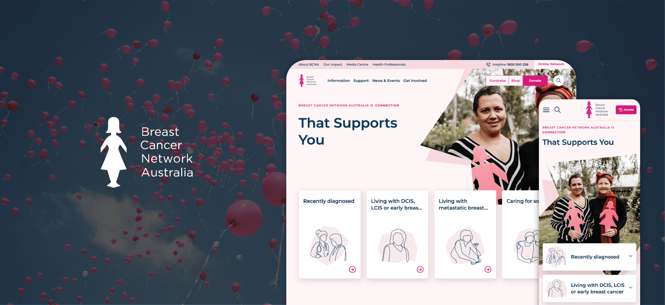 BCNA Website header