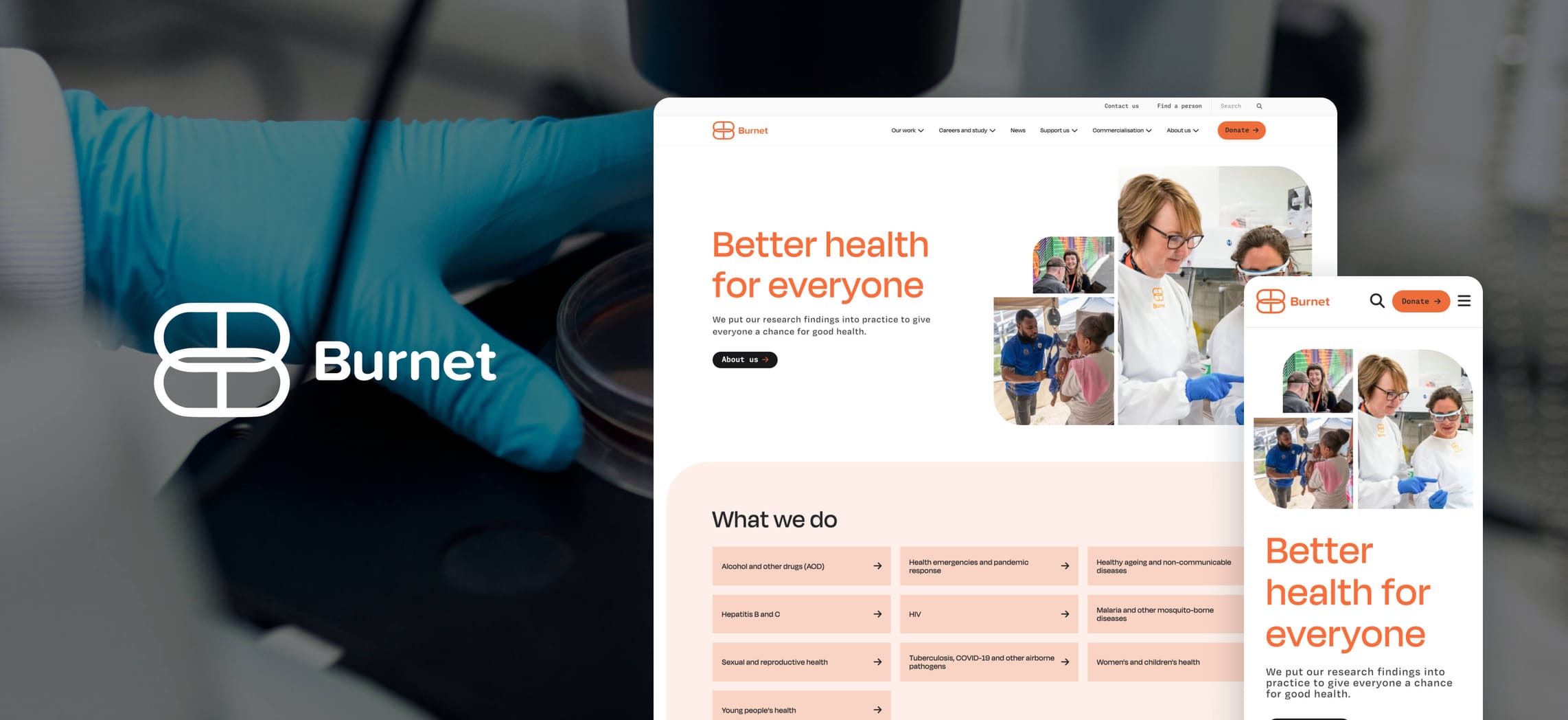 Burnet Institute Website after Technical SEO Audit