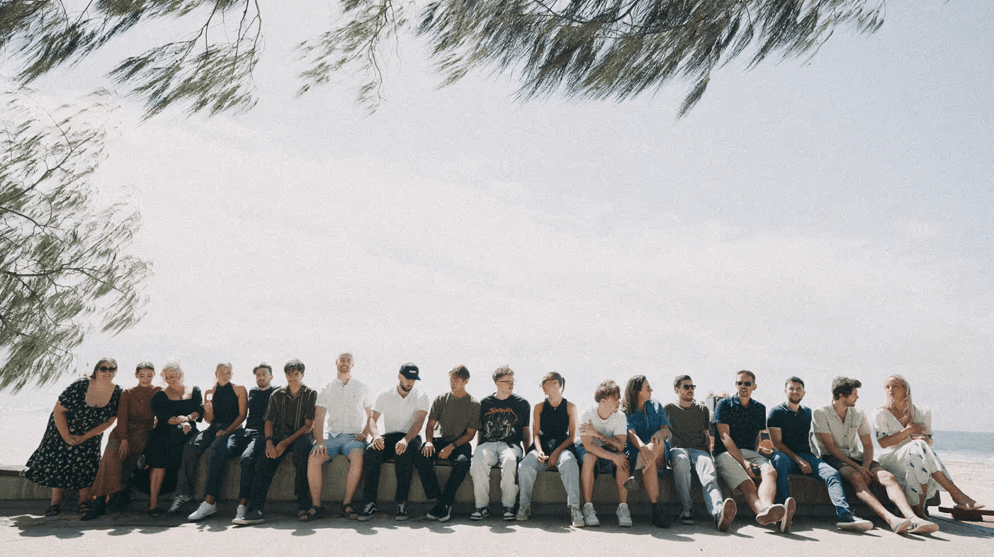 Koben team on the Wall