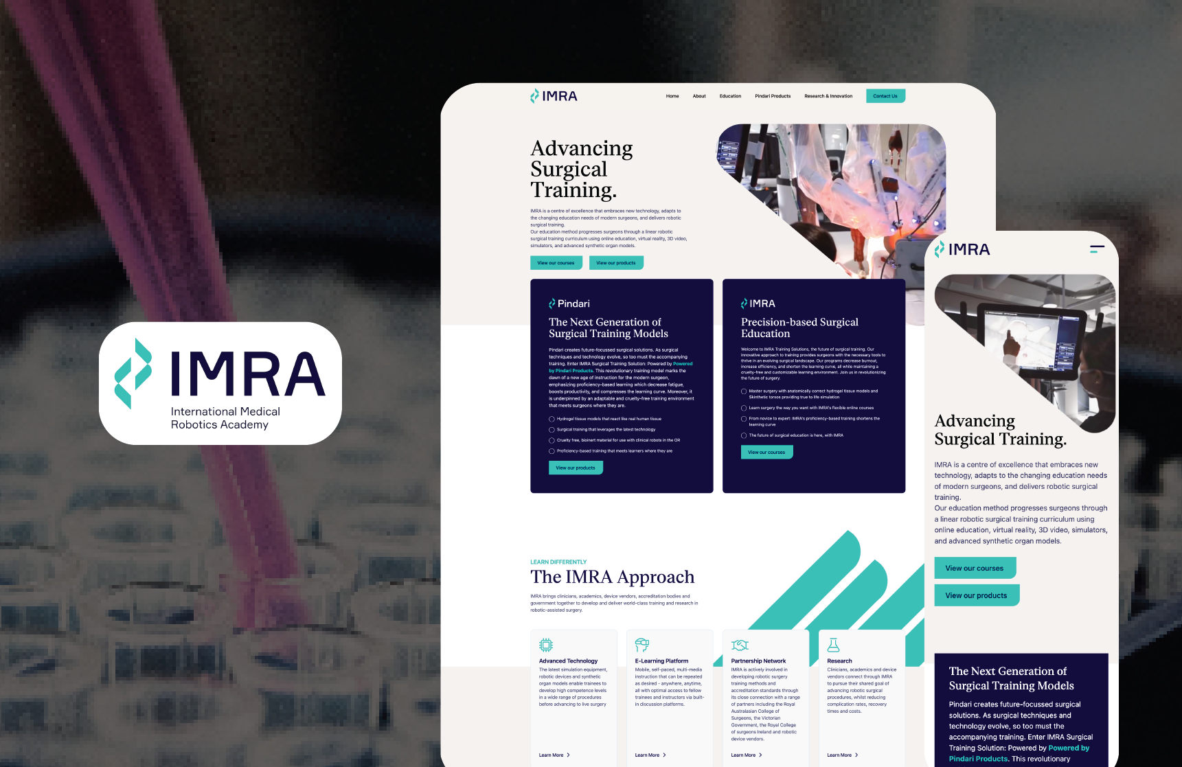 IMRA's Blazing-Fast Website Ignites Surgical Training